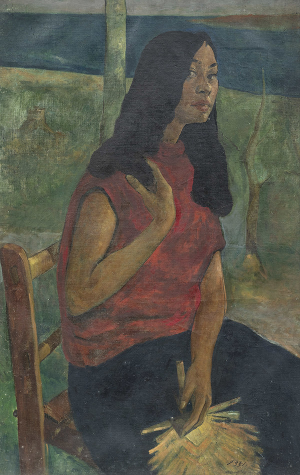 권옥연, 부인의 초상, 1951, 캔버스에 유채, 91.5×59cm
