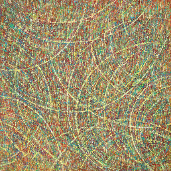 뉴심포니 No.26-찰나의 꿈, 2022, Oil on Linen, 100x100cm