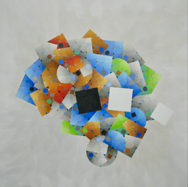 유화, 무제, 100X100CM, 2018.