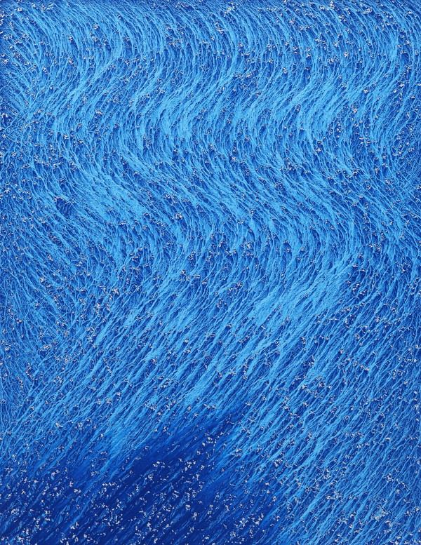 채성필, 물의 초상(2306011), 2023, Natural Pigments on canvas, 116×89cm