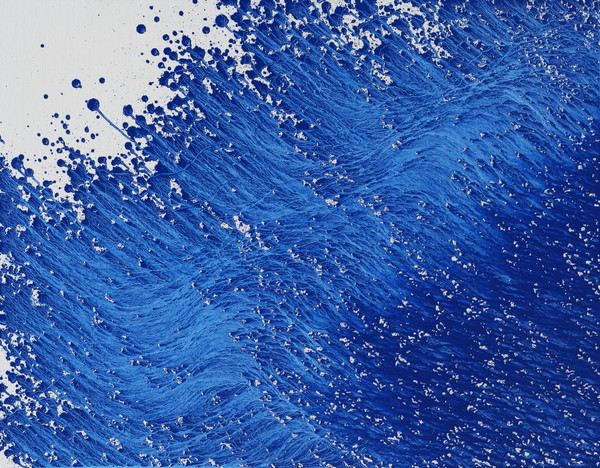 채성필, 물의 초상(2306015), 2023, Natural Pigments on canvas, 91×117cm