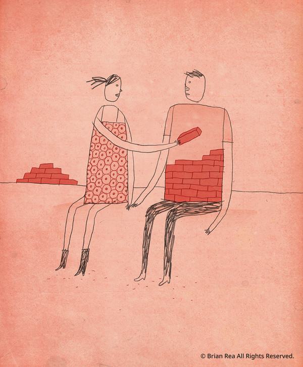 STRONGER WITH YOU 너와 함께 할 때 Pancil and ink on paper with digital finish 2013 ⓒ Brian Rea