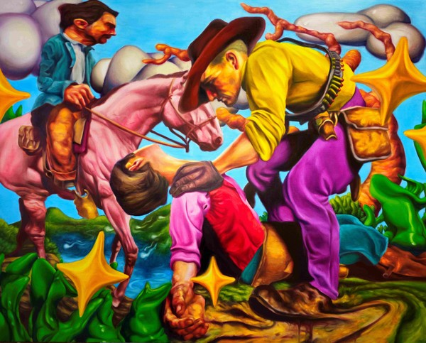 이희은, 인간 말종, 2023, 캔버스에 유채, 100.0x80.3cm