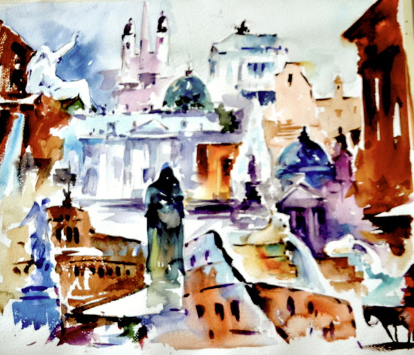 Claudio Castiglioni, Roma (40x50)