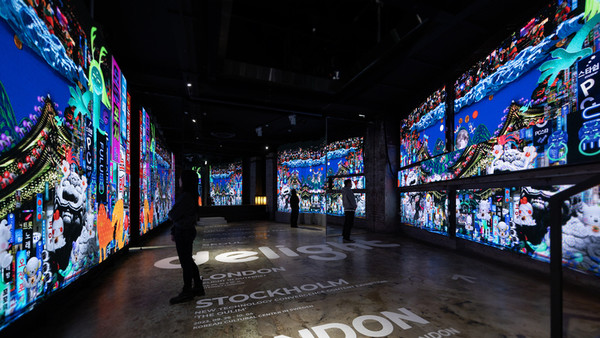 ‘2024 딜라이트 서울’ 미디어아트 전시관 내부 전경