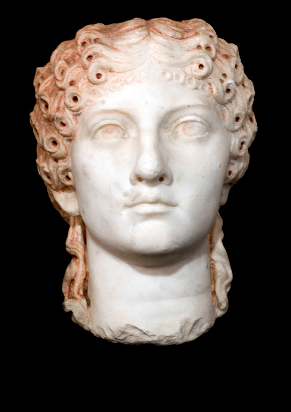 아그리피나 황후의 초상, 38 x 30 x 30cm, 대리석, 1세기 (c) MANN, 2024