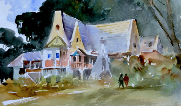 Claudio Castiglioni, Casina delle civette a villa Torlonia