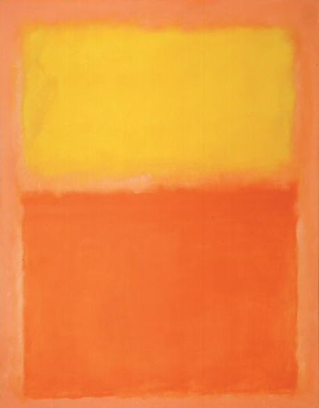 Mark Rothko   Orange and Yellow1956  oil on canvas 231.1 x 180.3 cm