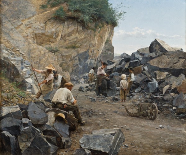 Axel Jungstedt_In the Quarry. Motif from Switzerland ©Nationalmuseum Stockholm