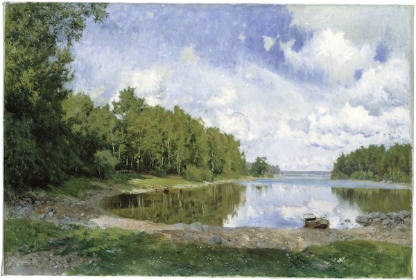 Olof Arborelius_Lake View at Engelsberg, Västmanland ©Nationalmuseum Stockholm