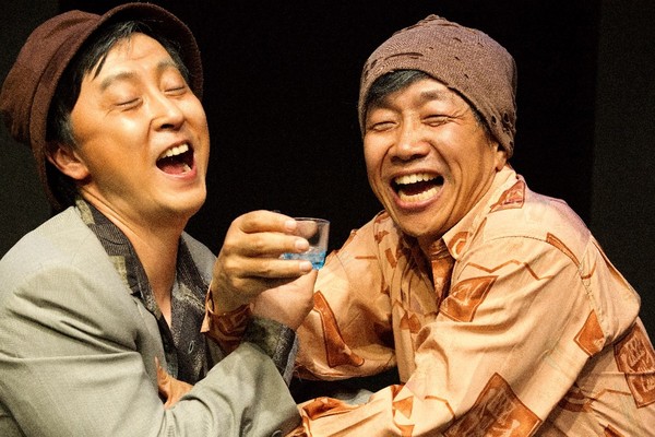 연극 '늘근도둑이야기' 공연사진 (왼쪽부터) 노진원, 박철민 (사진제공=나인스토리)