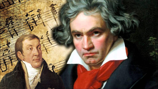 베토벤과 후원자 리히노프스키 공작