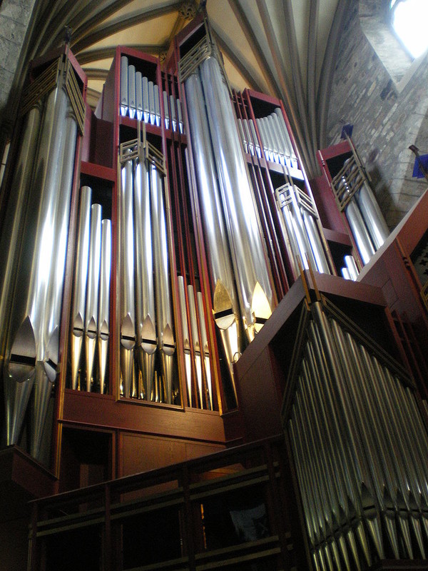 The 1992 Rieger organ at St Giles' Cathedral, Edinburgh.