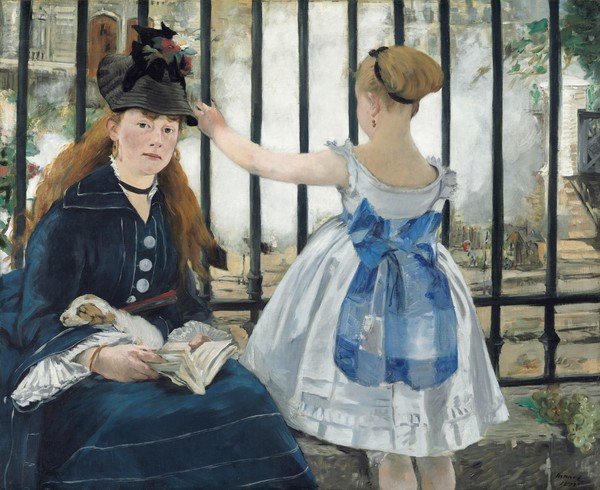 Manet, Le chemin de fer 1873 © AFP / MIGUEL MEDINA