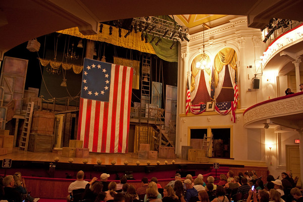 Ford Theatre, View from beneath the balcony. The Presidential Box is on the right. www.en.wikipedia.org