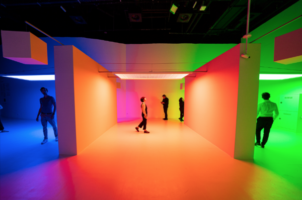 Chromosaturation, Pavillon de France, Dubai, 2021