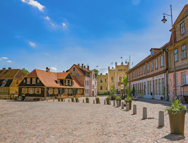 Kuldiga Rātes square