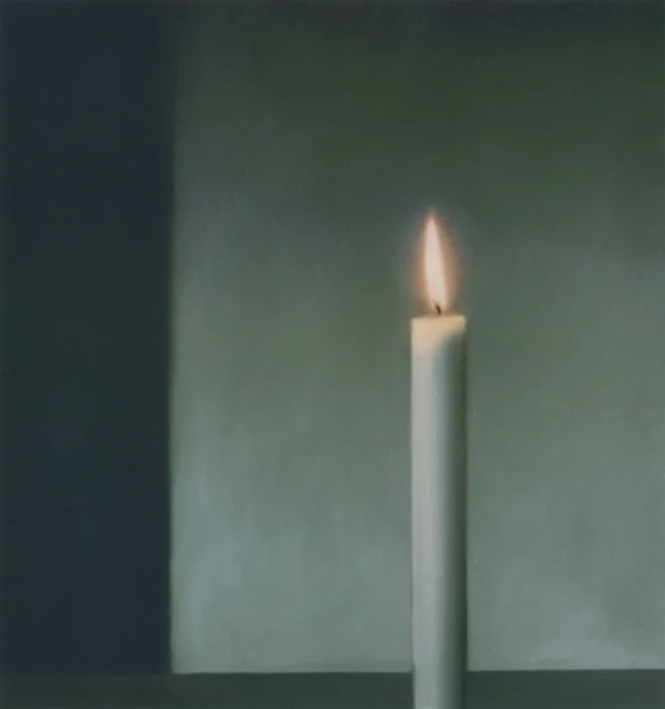 Candle(kerze)1983 95cm×90cm Oil on canvas