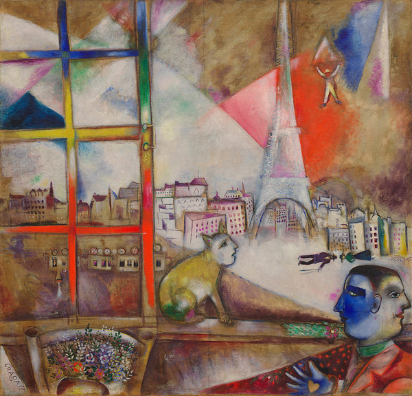Paris through the Window_Marc Chagall(1913)