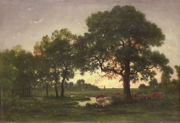 ©Theodore Rousseau, La mare aux chãaness