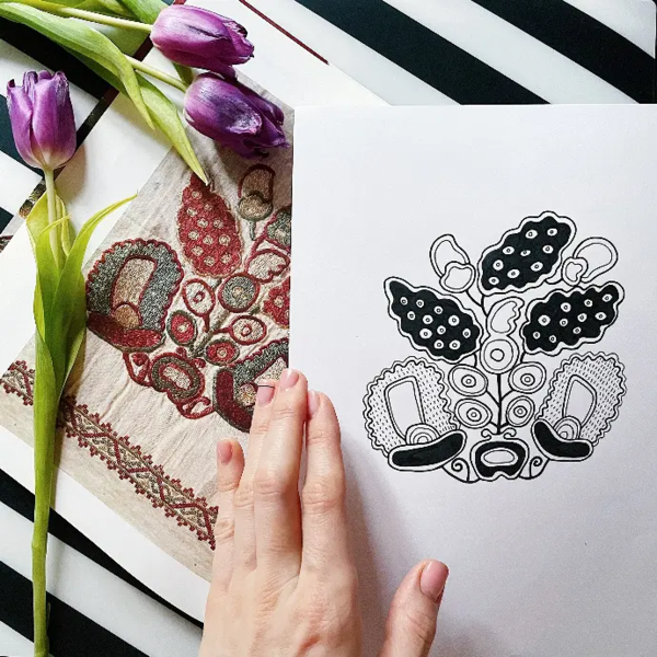 알리나 가에바 그래픽 작품