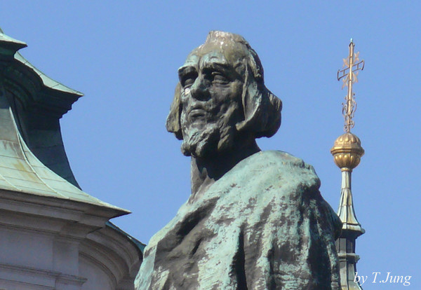 당당한 모습의 얀 후스