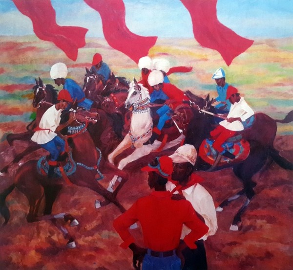 Y. Gylyjow Çapyşygyň öň ýany. 1994