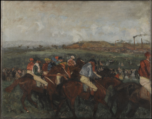 드가, 폴로 경기 전, 1862 (C) RMN-Grand Palais (musée d’Orsay) / Adrien Didierjean