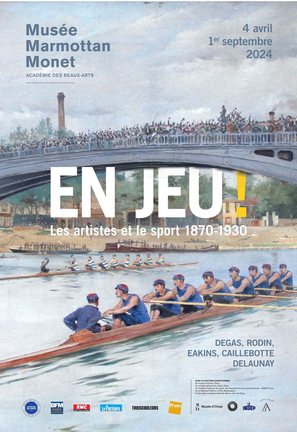 MUSÉE MARMOTTAN MONET-AFFICHE LES ARTISTES ET LE SPORT-2024