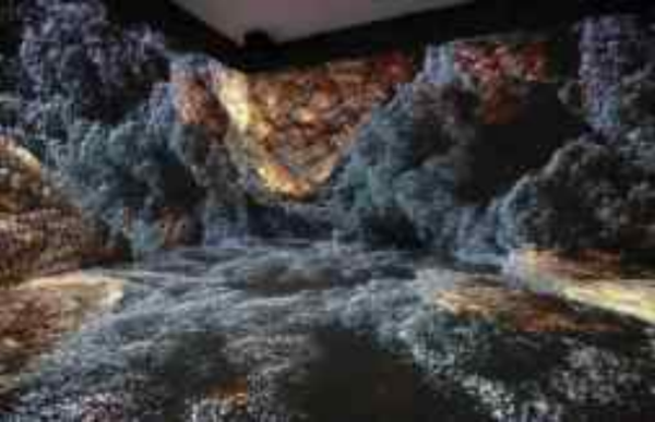 강이연, 'Finite' 2021 프로젝션 매핑, 오디오 비주얼 설치, 가변크기