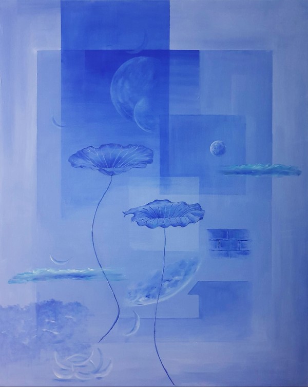 조우, 162.2×130.3cm, Oil on canvas, 2019