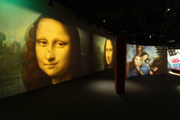 1관(이머시브관) 모나리자 이머시브(Mona lisa Immersive) : Photo ⓒ뮤지엄엘