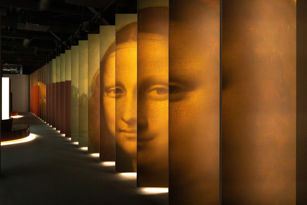 1관(이머시브관) 모나리자 이머시브(Mona lisa Immersive) : Photo ⓒ뮤지엄엘