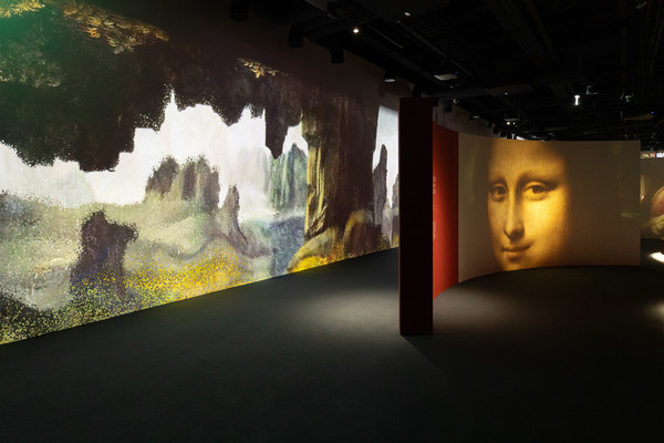 1관(이머시브관) 모나리자 이머시브(Mona lisa Immersive) : Photo ⓒ뮤지엄엘
