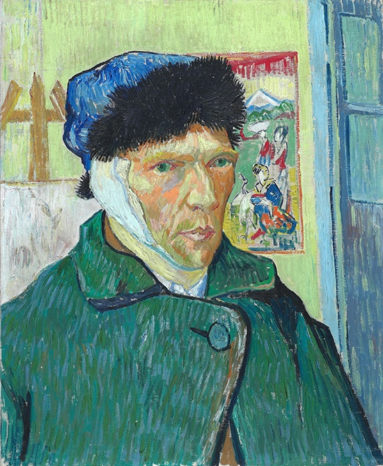 Vincent van Gogh(1853~1890)Self-Portrait with Bandaged Ear1889 Oil on Canvas 60 cm × 49 cm
