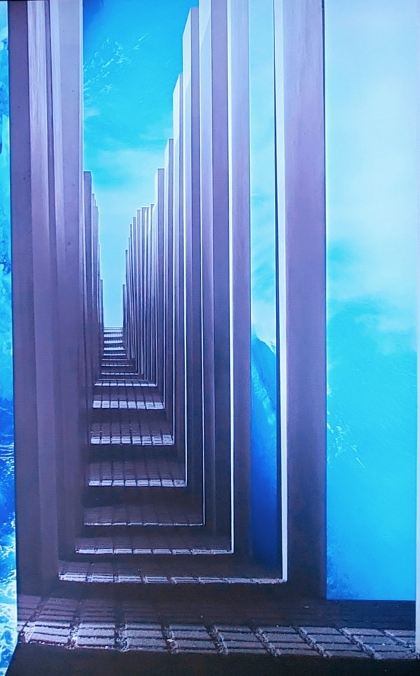 디지털 아트 sea the wall  -  ⓒ 로칸킴