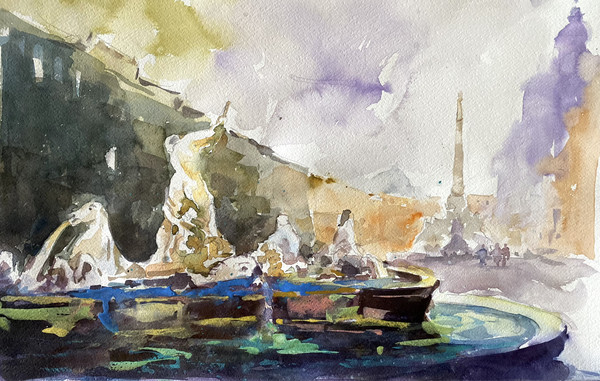 Roma - La fontana del Moro