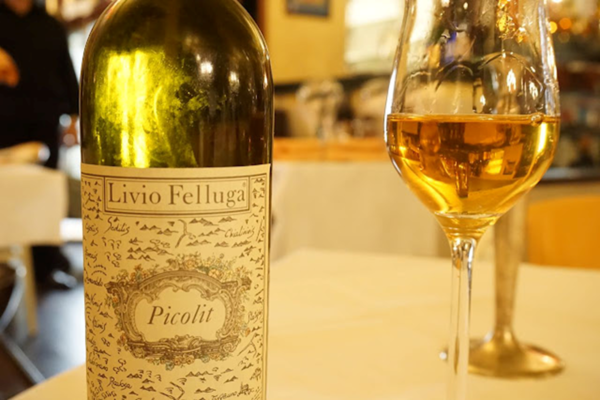 Picolit DOCG wine from Livio Felluga winery. Gorizia, Friuli-Venezia Giulia. Italy. Credits: www.iltemporitrovatodiantonella.blogspot.com