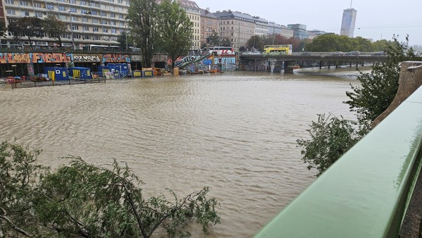 Danube Channel flood 15. September 2024