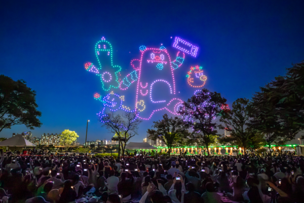 2024년 상반기 한강 불빛 공연 현장 사진