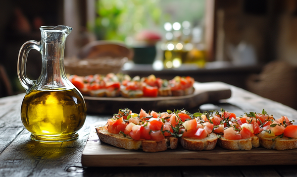 Extra virgin olive oil at the Cure market in Florence