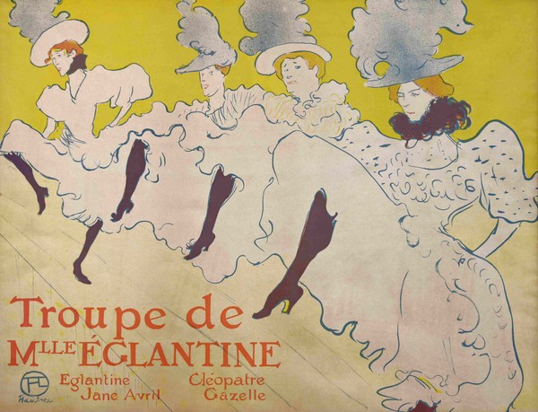 Toulouse-Lautrec, La Troupe de Mademoiselle Eglantine © Ernst Barlach Museums gesellschaft Hamburg and Wolfgang Krohn Collection