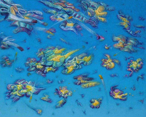 함명수, Blow, 2024, Acrylic on canvas, 181.8x227.3cm