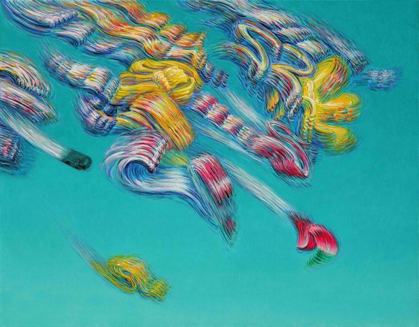 함명수, Blow, 2024,  Acrylic on canvas, 91x116.8cm