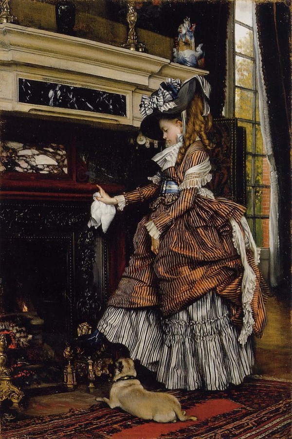 The Fireplace_James Tissot(1869년 추정)