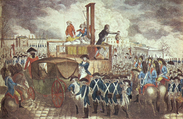 Execution of Louis XVI_Georg Heinrich Sieveking(1793)