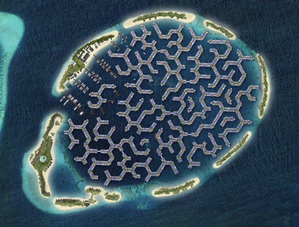 몰디브의 부유식 도시(Floating City) 프로젝트