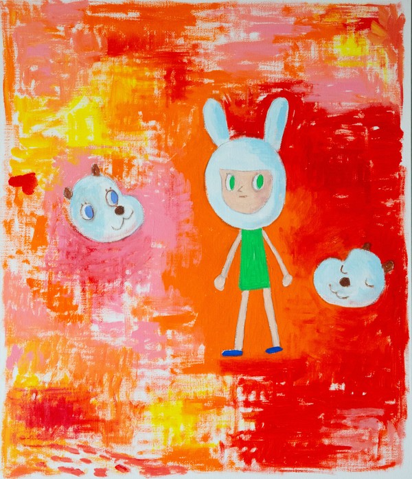 아트놈, Gazi, 2024, 캔버스에 아크릴릭, 45.5x53cm