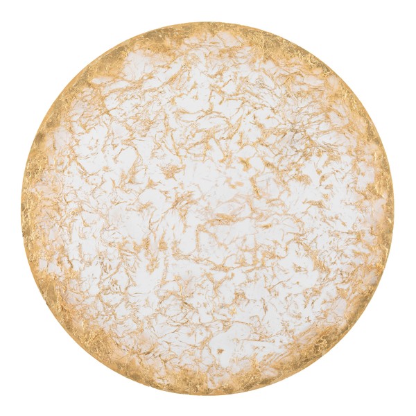 서수영,기원의 미로 53, 2025, 수제장지에 혼합재료, 지름 80cm