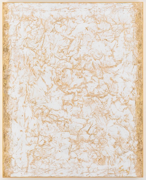 서수영, 기원의 미로 30, 2025, 수제장지에 혼합재료, 91x73cm